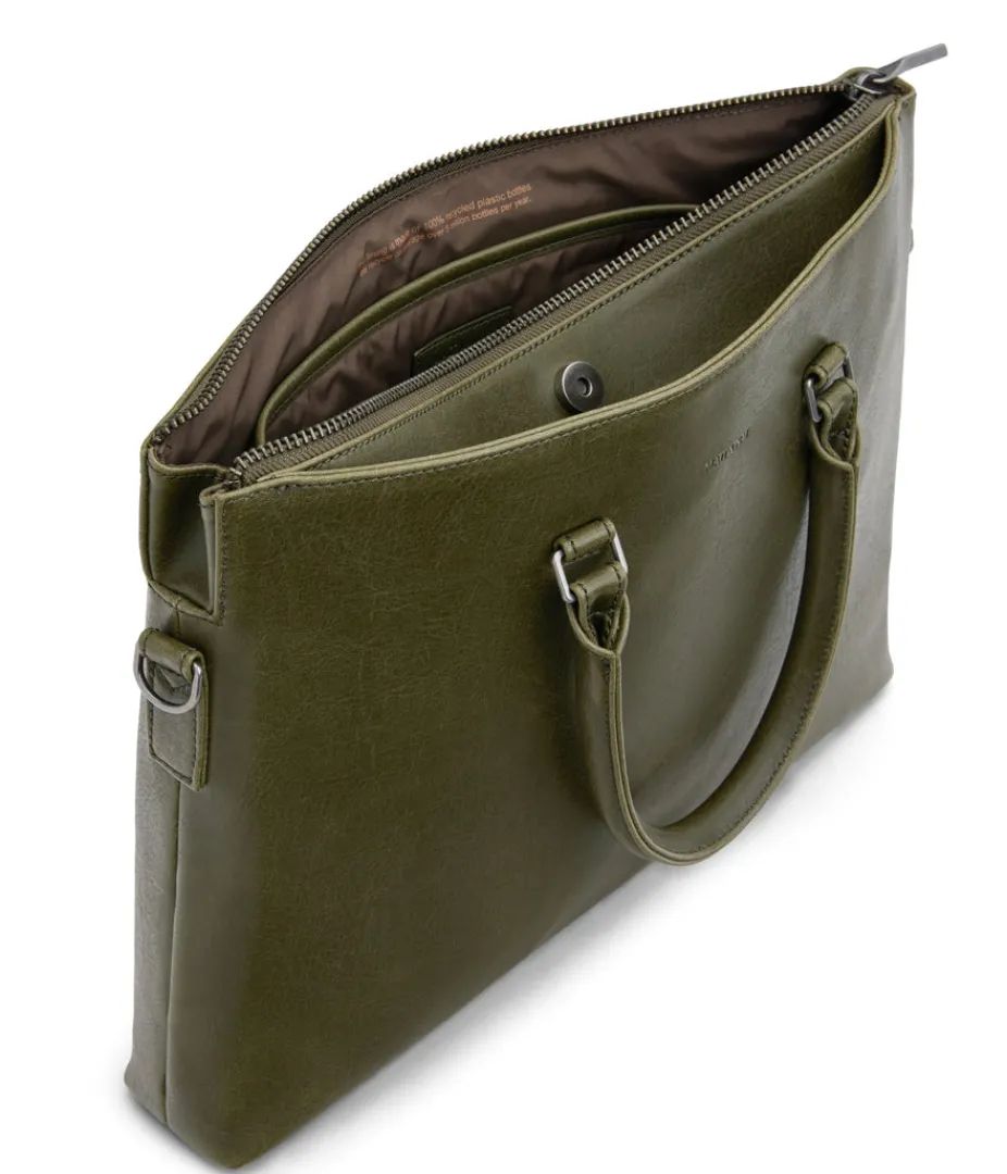 Briefcases | Briefcases | Matt & Nat Mattnat ALBAN Vegan Briefcase - Vintage