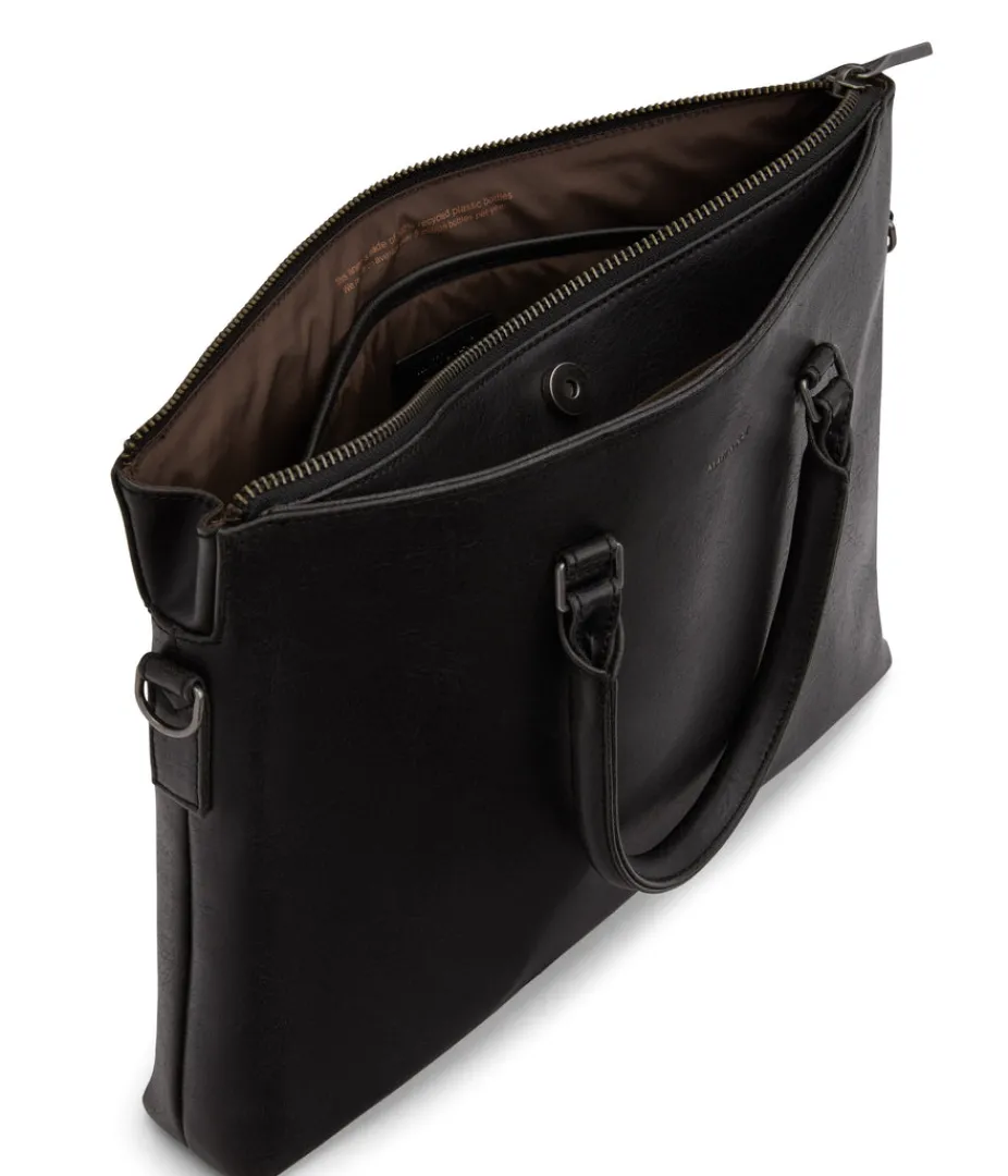 Briefcases | Briefcases | Matt & Nat Mattnat ALBAN Vegan Briefcase - Vintage