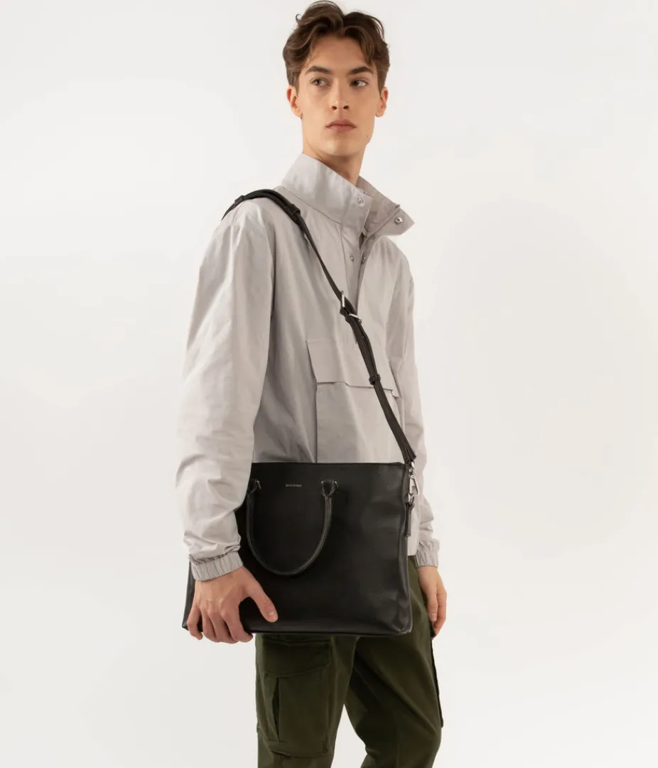 Briefcases | Briefcases | Matt & Nat Mattnat ALBAN Vegan Briefcase - Vintage