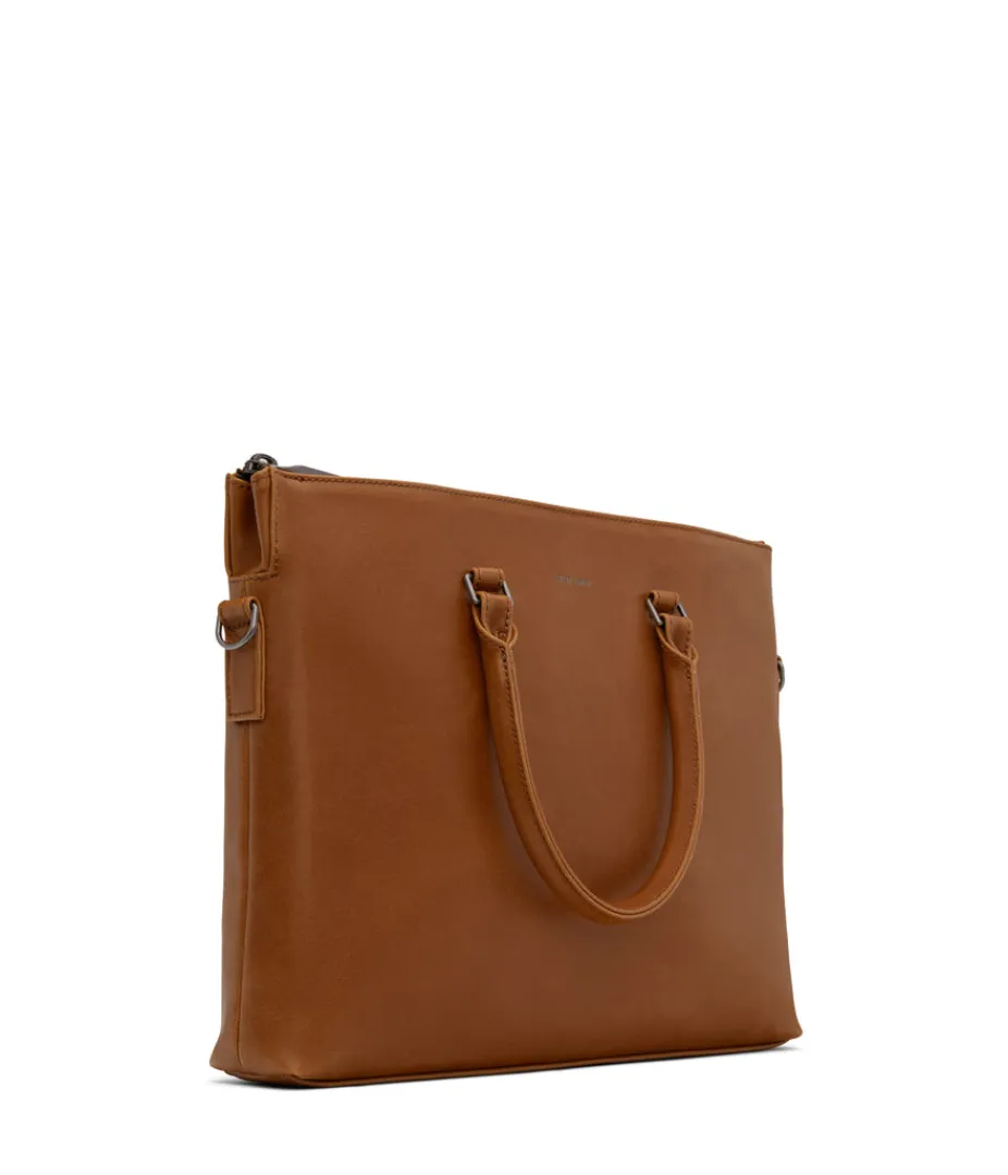 Briefcases | Briefcases | Matt & Nat Mattnat ALBAN Vegan Briefcase - Vintage