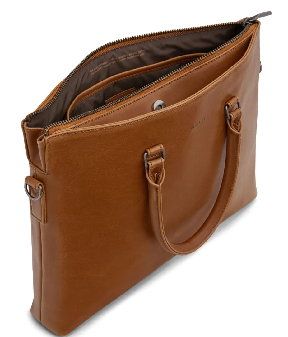 Briefcases | Briefcases | Matt & Nat Mattnat ALBAN Vegan Briefcase - Vintage