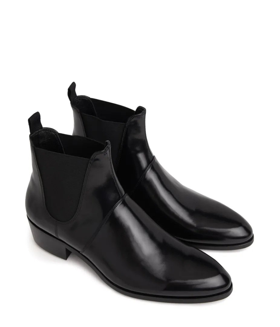 Footwear | Matt & Nat Mattnat ALTON Men's Vegan Chelsea Boots BLACK/PU