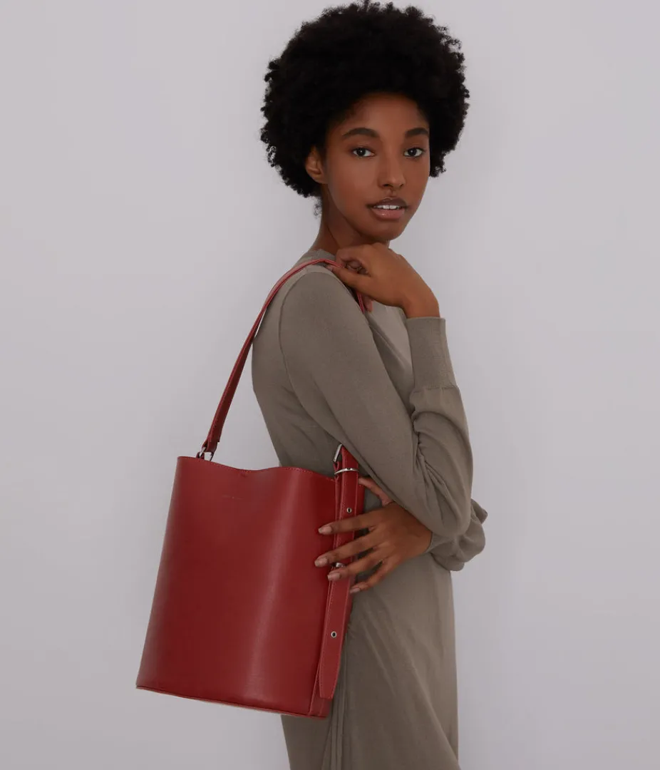mattnat_azur_vegan_bucket_bag__vintage_8.webp Bucket Bags | Hobo | Matt & Nat Mattnat AZUR Vegan Bucket Bag - Vintage