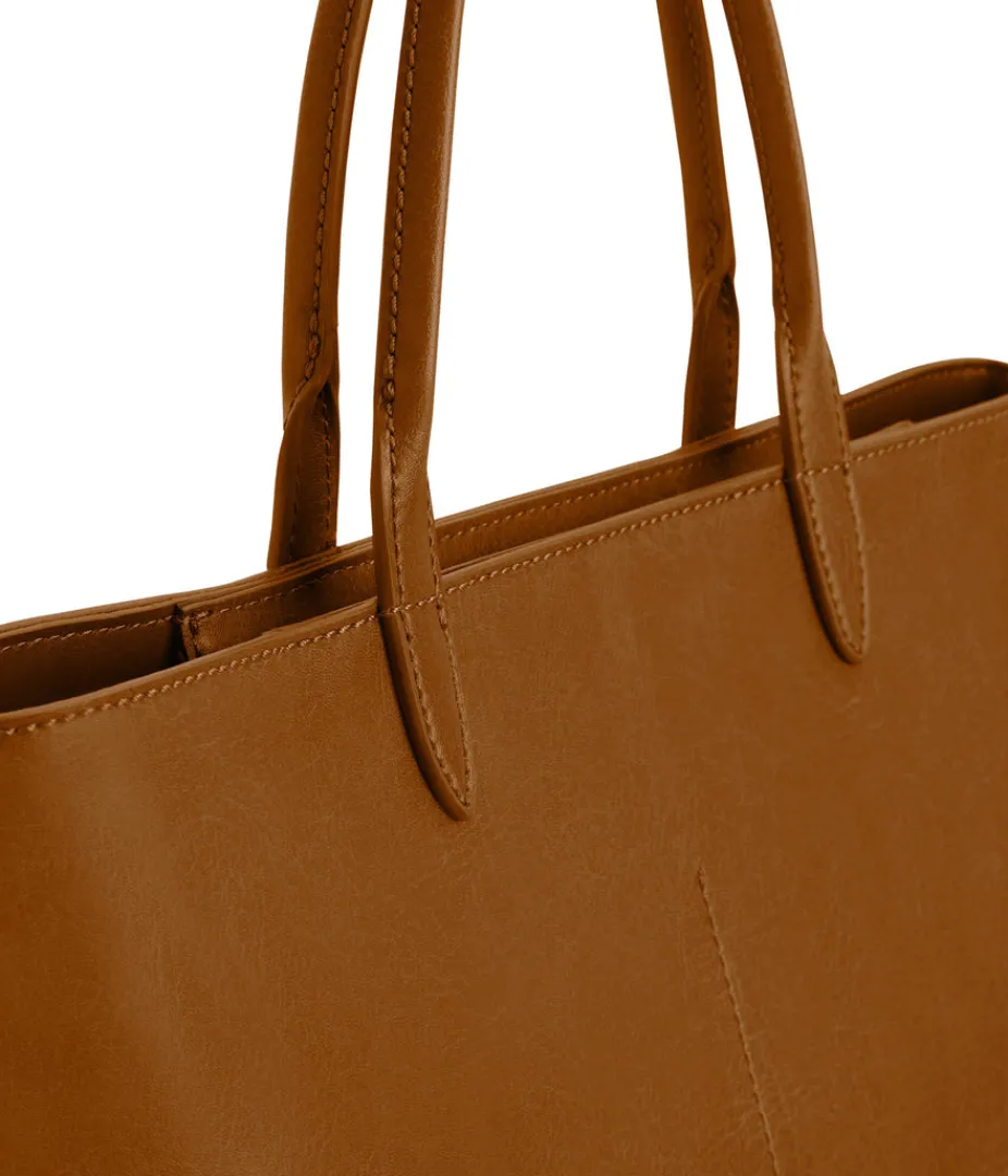 mattnat_curb_vegan_tote_bag__vintage_14.webp Totes | Totes | Matt & Nat Mattnat CURB Vegan Tote Bag - Vintage