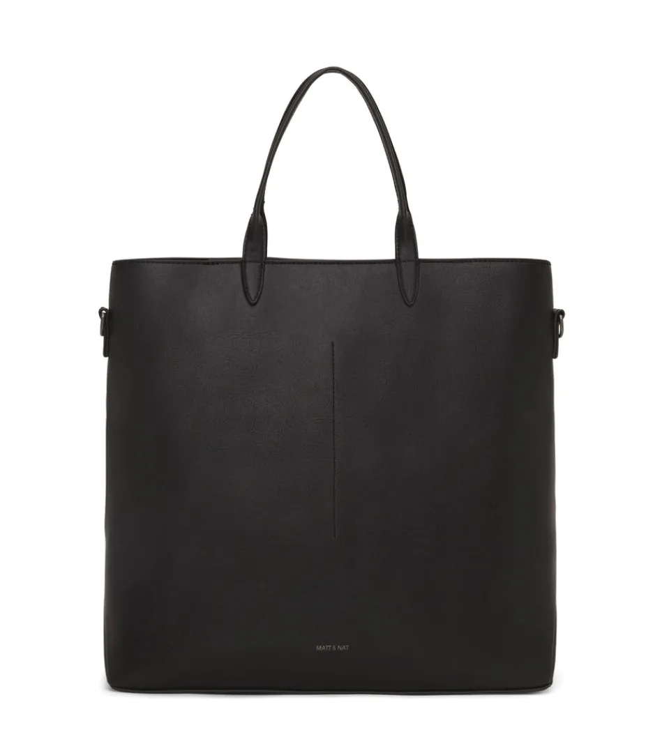 mattnat_curb_vegan_tote_bag__vintage_3.webp Totes | Totes | Matt & Nat Mattnat CURB Vegan Tote Bag - Vintage