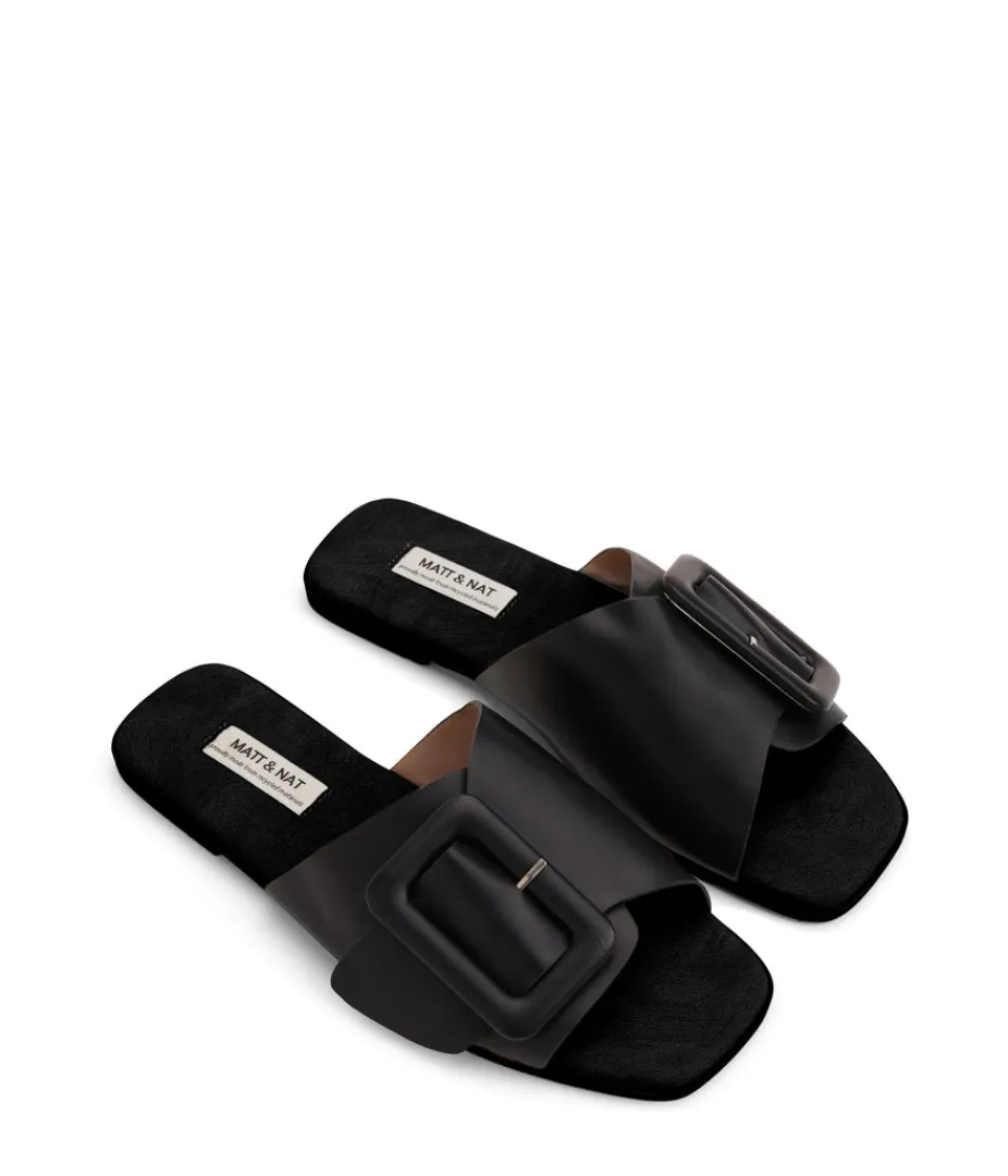 Sandals | Flats | Matt & Nat Mattnat CYNDIE Women's Vegan Flat Sandals Footwear