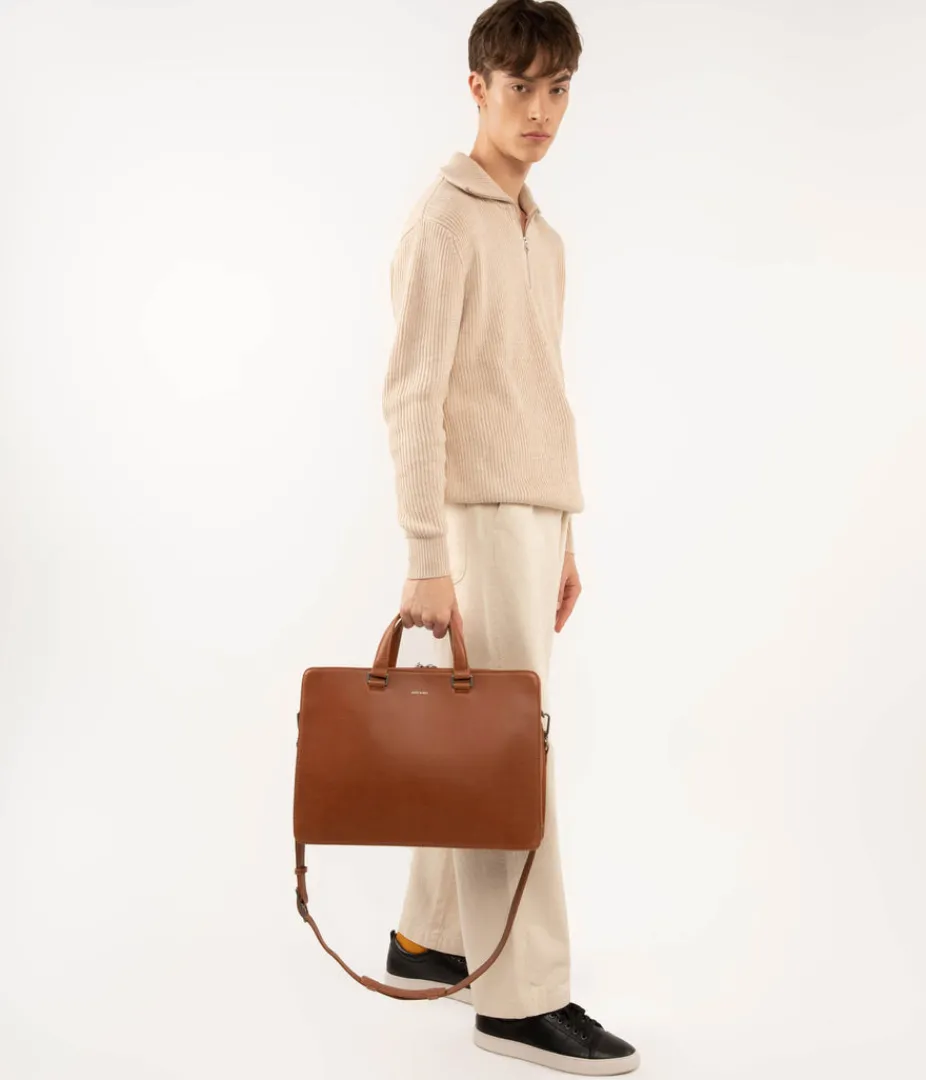 Briefcases | Briefcases | Matt & Nat Mattnat DAVID Vegan Briefcase - Vintage