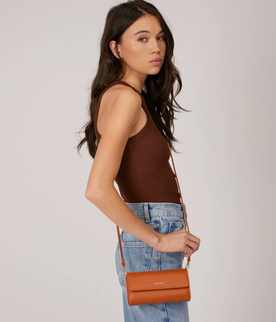 Cell Phone Holders | Crossbody | Matt & Nat Mattnat DREW MED Vegan Crossbody Bag - Arbor New Arrivals