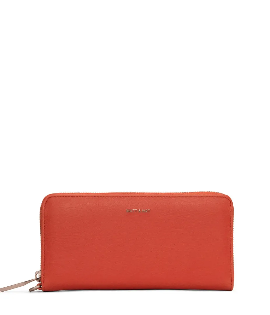 Wallets | Matt & Nat Mattnat ELM Vegan Continental Wallet - Vintage