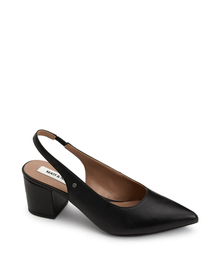 Heels | Matt & Nat Mattnat Footwear IMAN Women's Vegan Block Heels BLACK