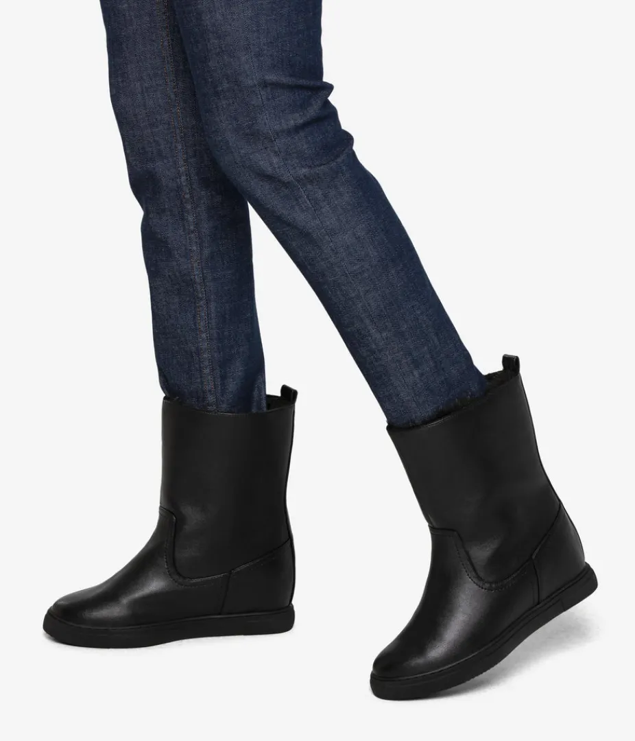 Boots | Matt & Nat Mattnat Footwear LAUREEN Women's Faux Fur Boots BLACK