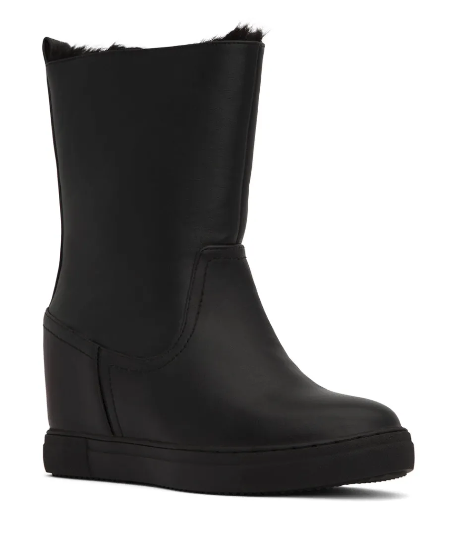 Boots | Matt & Nat Mattnat Footwear LAUREEN Women's Faux Fur Boots BLACK