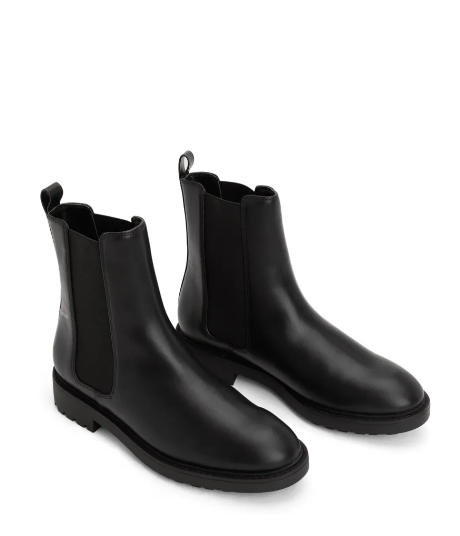 Boots | Matt & Nat Mattnat IDINA Women's Vegan Chelsea Boots Footwear BLACK