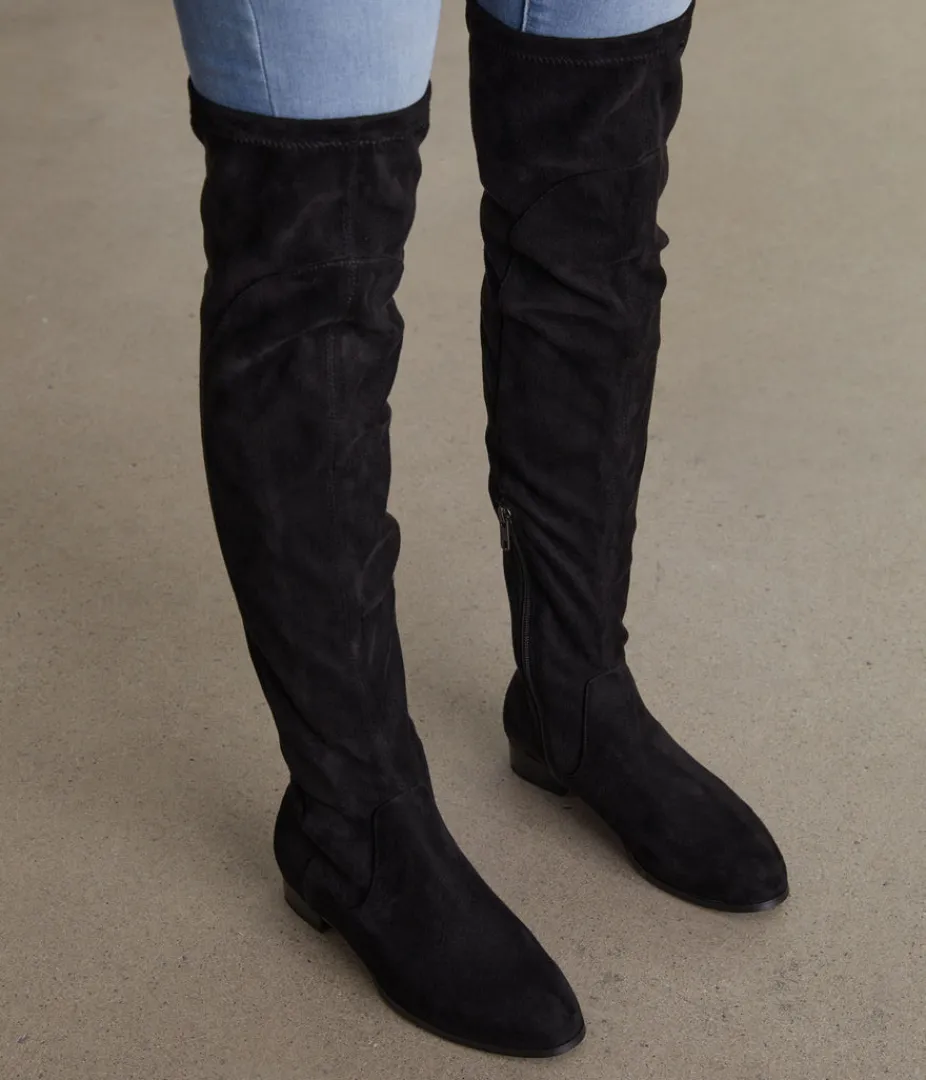 Boots | Matt & Nat Mattnat KALLYA Vegan Over The Knee Boots BLACK