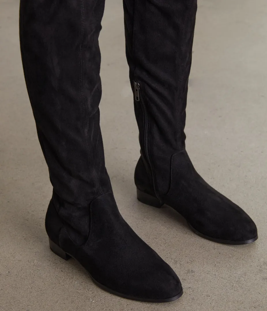 Boots | Matt & Nat Mattnat KALLYA Vegan Over The Knee Boots BLACK