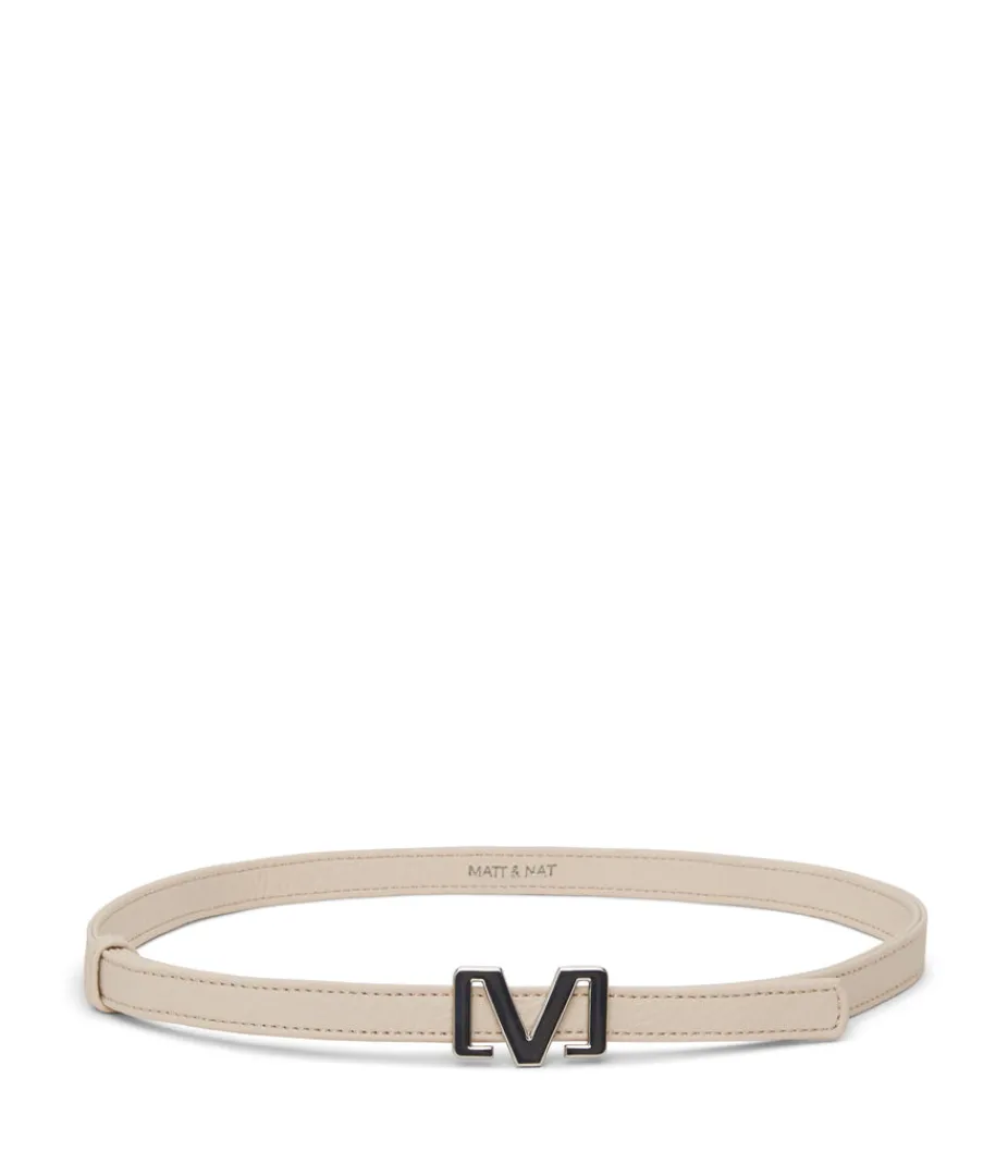 Belts | Matt & Nat Mattnat LORIA Women’s Vegan High Waist Belt - Purity Small Vegan Goods