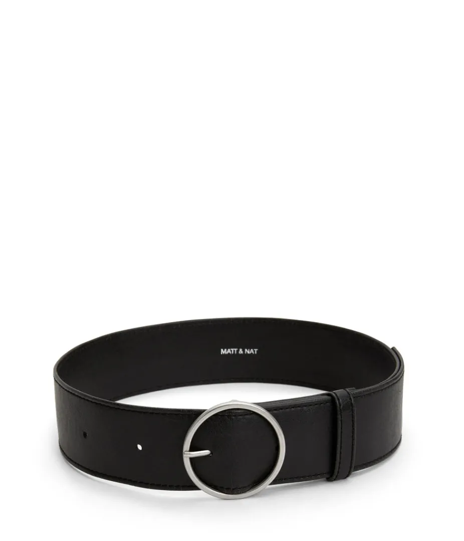 Belts | Matt & Nat Mattnat ORA Women's Vegan Wide Belt Small Vegan Goods