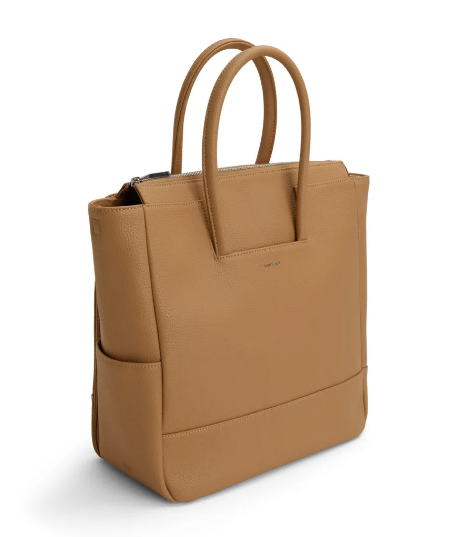 Diaper Bags | Satchels | Matt & Nat Mattnat PERCIO Vegan Diaper Bag - Purity