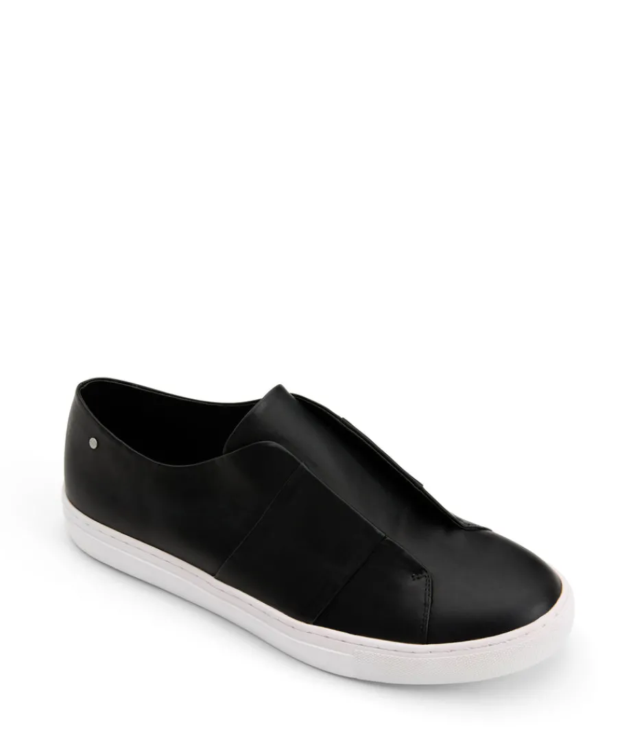 Sneakers | Footwear | Matt & Nat Mattnat RENZO Men's Vegan Slip On Sneakers BLACK