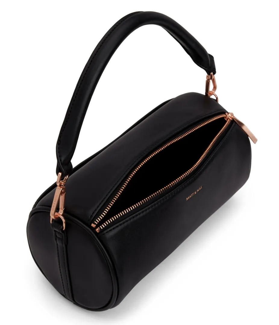 mattnat_seoul_vegan_barrel_satchel__loom_22.webp Satchels | Crossbody | Matt & Nat Mattnat SEOUL Vegan Barrel Satchel - Loom