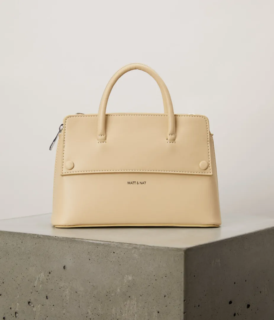 mattnat_silva_sm_small_vegan_satchel__appleskin_20.webp Satchels | Matt & Nat Mattnat SILVA SM Small Vegan Satchel - APPLESKIN™