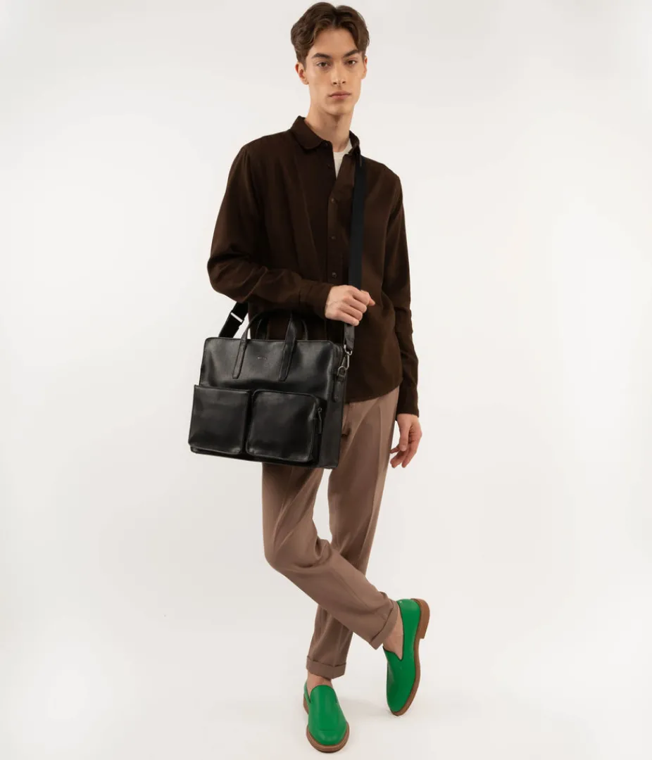 Briefcases | Briefcases | Matt & Nat Mattnat SOREN Vegan Briefcase - Vintage