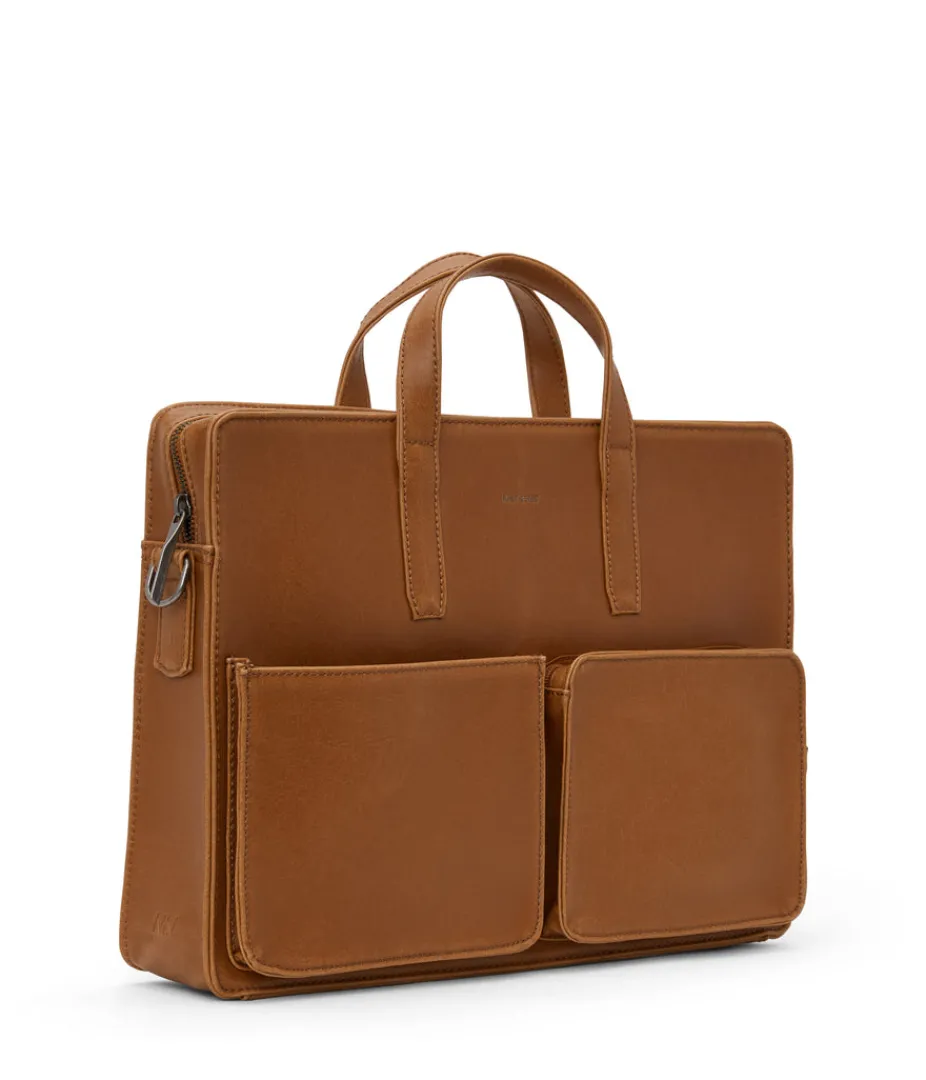 Briefcases | Briefcases | Matt & Nat Mattnat SOREN Vegan Briefcase - Vintage
