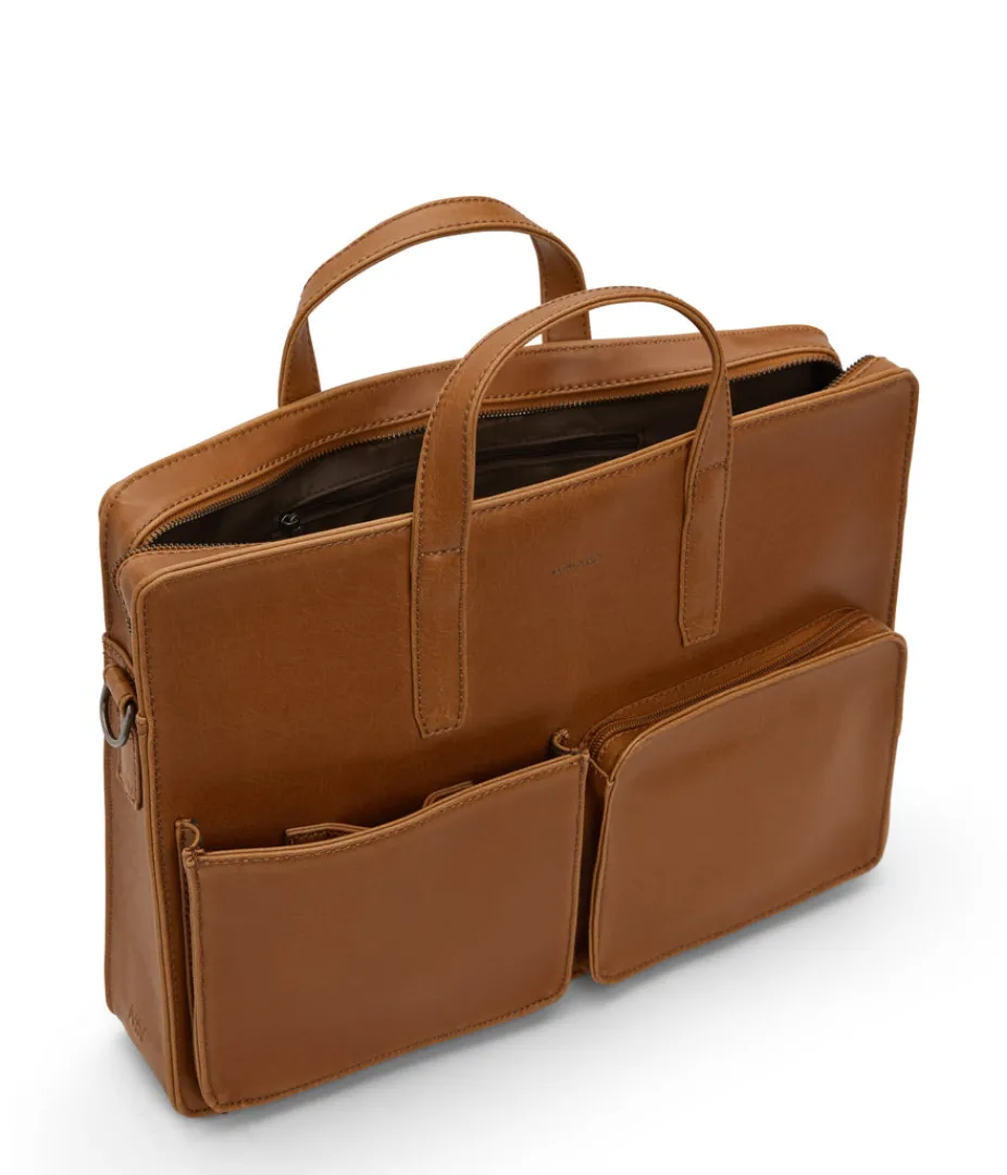 Briefcases | Briefcases | Matt & Nat Mattnat SOREN Vegan Briefcase - Vintage