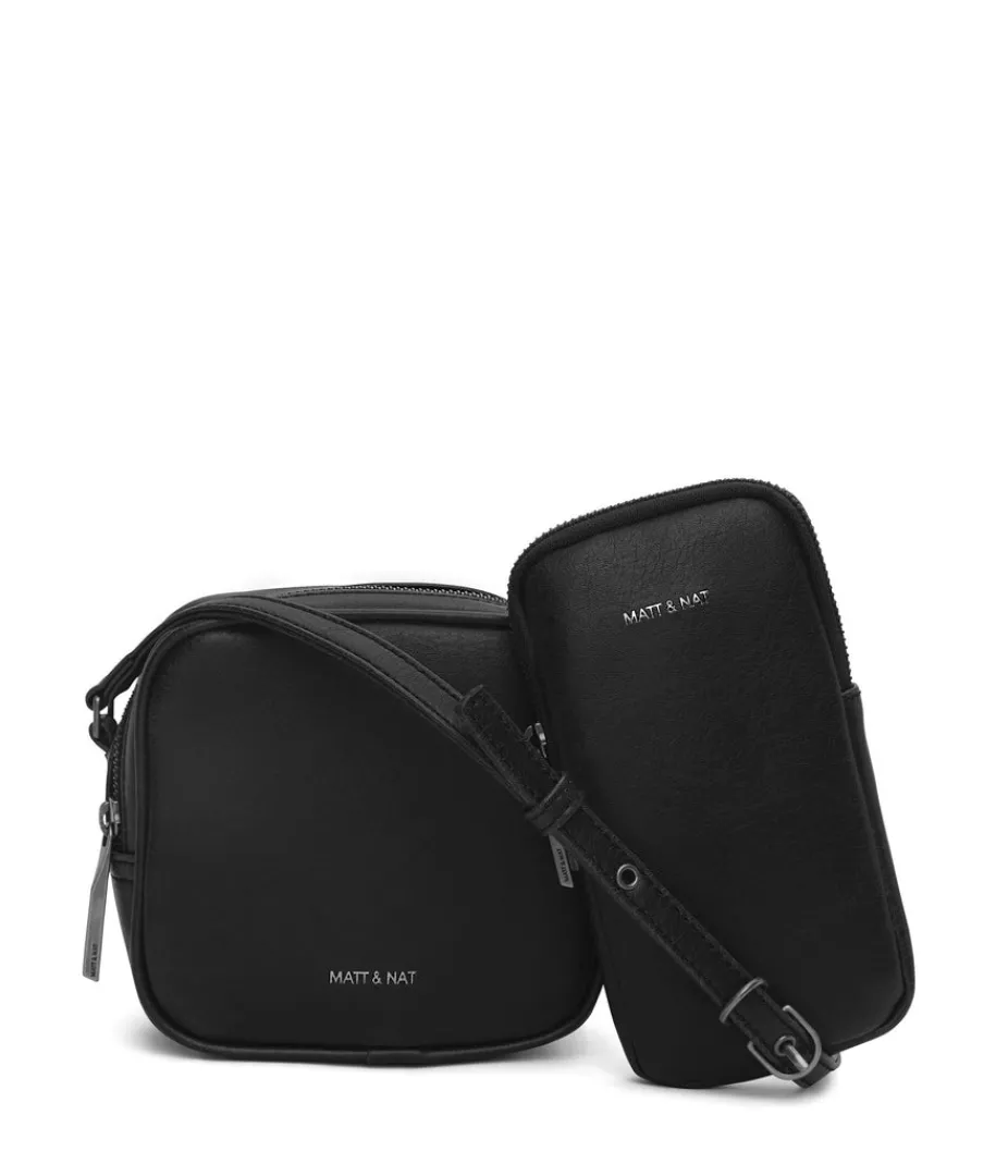 Cell Phone Holders | Crossbody | Matt & Nat Mattnat SWAE Vegan Crossbody Bag - Vintage