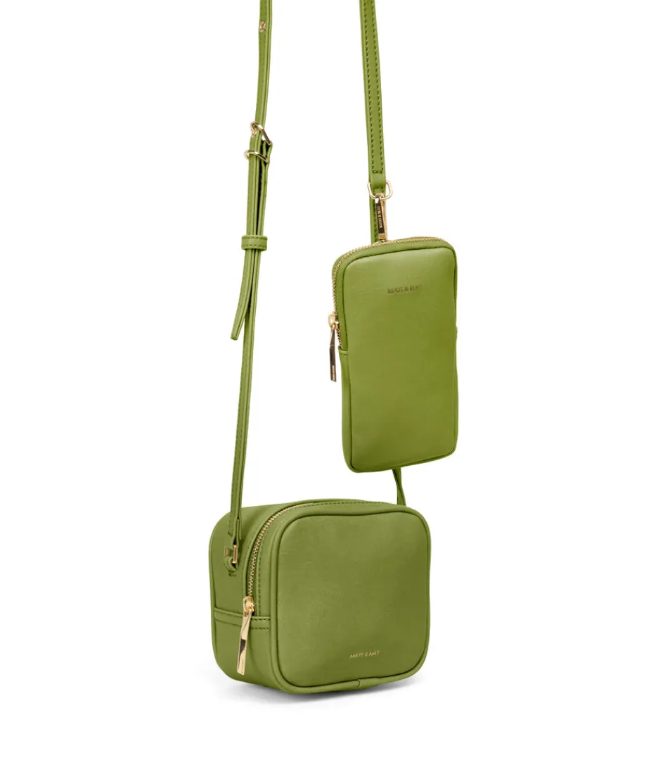 Cell Phone Holders | Crossbody | Matt & Nat Mattnat SWAE Vegan Crossbody Bag - Vintage