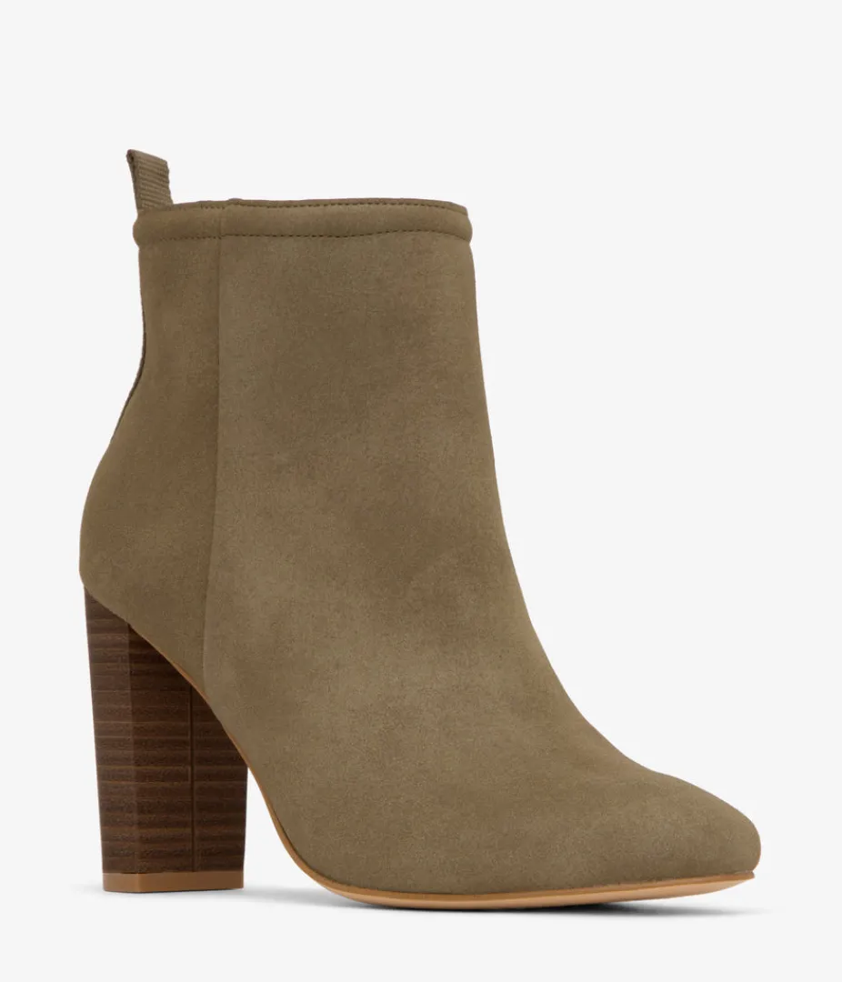 Heels | Boots | Matt & Nat Mattnat TAMINDA Vegan High Heel Ankle Boots OLIVE