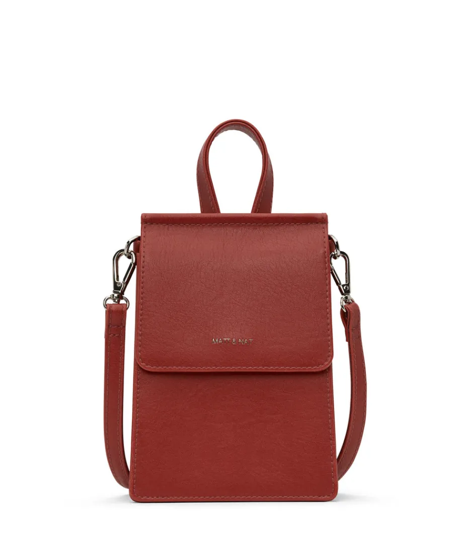 mattnat_thessa_vegan_crossbody_bag__vintage_39.webp Cell Phone Holders | Crossbody | Matt & Nat Mattnat THESSA Vegan Crossbody Bag - Vintage