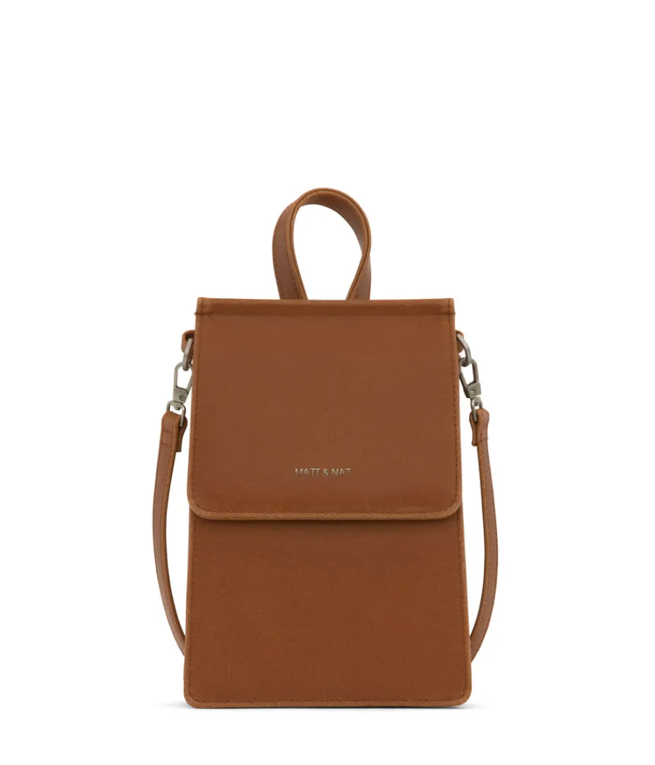 mattnat_thessa_vegan_crossbody_bag__vintage_45.webp Cell Phone Holders | Crossbody | Matt & Nat Mattnat THESSA Vegan Crossbody Bag - Vintage