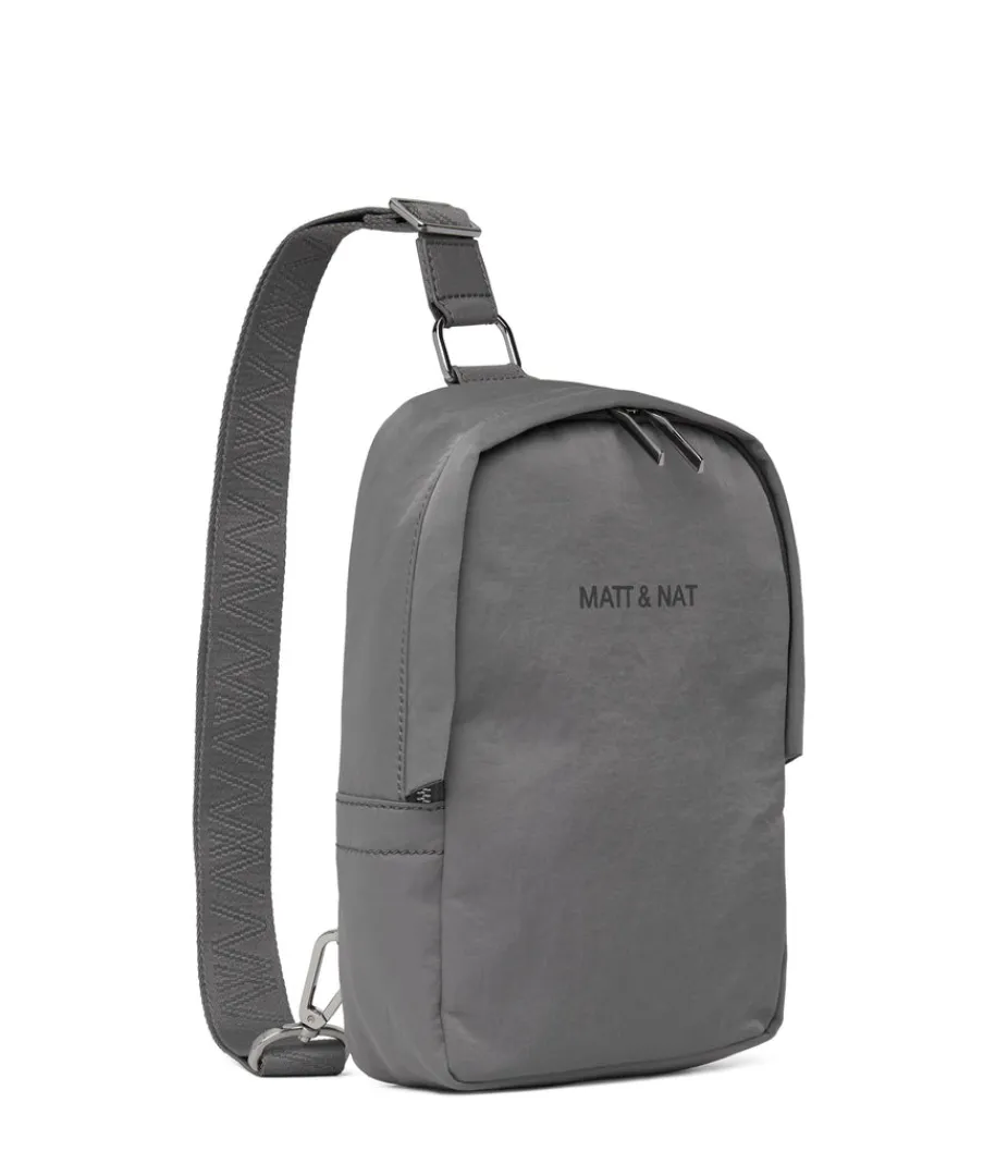 mattnat_wujie_vegan_sling_bag__oam_6.webp Backpacks | Backpacks | Matt & Nat Mattnat WUJIE Vegan Sling Bag - Oam