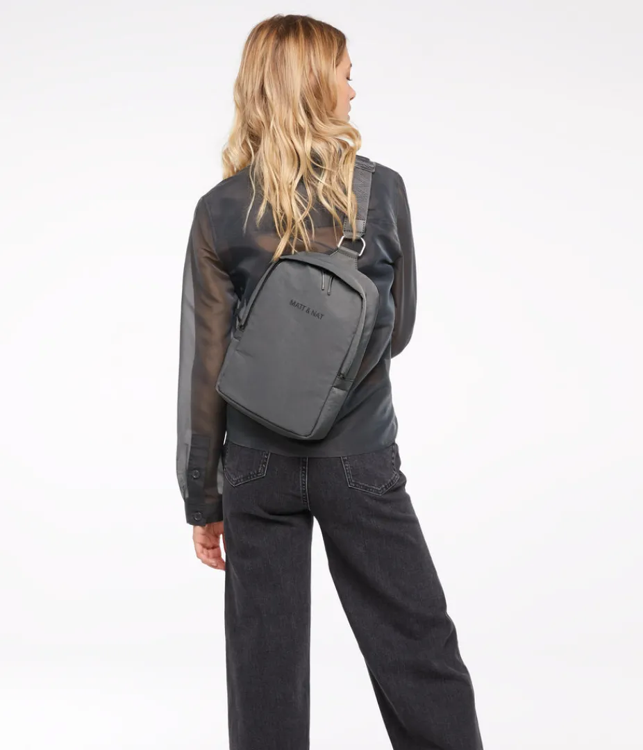 mattnat_wujie_vegan_sling_bag__oam_7.webp Backpacks | Backpacks | Matt & Nat Mattnat WUJIE Vegan Sling Bag - Oam