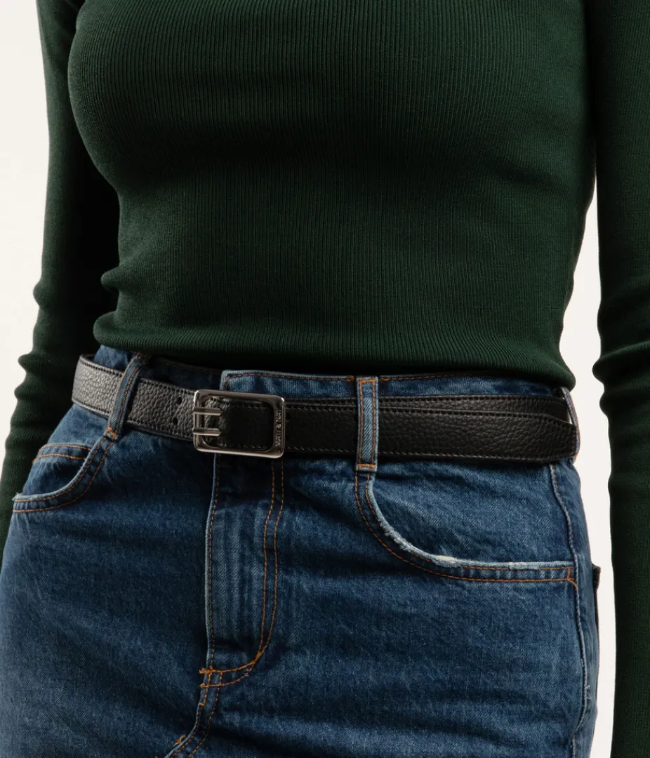 Belts | Matt & Nat Mattnat ZANA Vegan Leather Waist Belt - Purity Small Vegan Goods