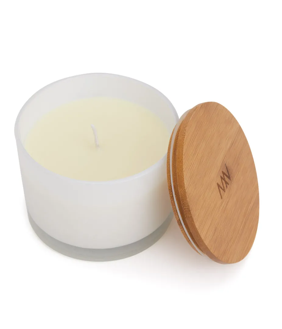 Andles | Matt & Nat Mattnat Zen Garden Large Round Candle Candles WHITE